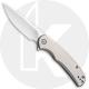 CIVIVI NOx C2110A - Satin Nitro-V Drop Point - Gray Stainless Steel - Frame Lock Flipper Folder