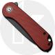 CIVIVI Elementum Knife C907A-1 - Black Stonewash D2 Drop Point - Burgundy G10 - Liner Lock Flipper Folder