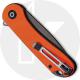 CIVIVI Elementum C907Y - Black Stonewash D2 - Orange G10 - Liner Lock - Flipper Folder