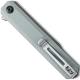 CIVIVI Chronic Knife C917A - Satin Clip Point - Gray G10 - Liner Lock Flipper Folder