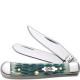 Case Tiny Trapper Knife, Blue Lagoon Bone, CA-10272