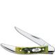 Case Small Texas Toothpick Knife, Green Apple Bone, CA-10282