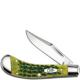 Case Saddlehorn Knife, Green Apple Bone, CA-10286