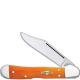 Case Mini CopperLock Knife, Smooth Persimmon Orange Bone, CA-10314