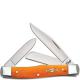 Case Medium Stockman Knife, Smooth Persimmon Orange Bone, CA-10316
