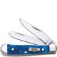 Case Tiny Trapper Knife, Blue Sparkle Kirinite, CA-13533