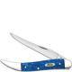 Case Medium Texas Toothpick Knife, Blue Sparkle Kirinite, CA-13535