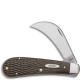 Case Hawkbill Pruner, Jigged Brown Synthetic, CA-16