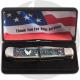 Case 16300 U.S. Veteran Trapper Knife Gift Set Embellished Smooth Natural Bone 6254SS