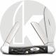 Case Knives Case Rough Black Medium Stockman Knife, CA-18222