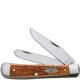 Case Trapper Knife, Pocket Worn Whiskey Bone CV, CA-23000