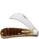 Case Knives Case Amber Bone Hawk Bill Pruner, CA-249