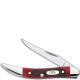 Case Small Texas Toothpick Knife, Barnboard Crimson Bone, CA-29147
