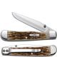 Case TrapperLock with Clip, Amber Bone CV, CA-30024