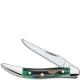 Case Small Texas Toothpick 30957 Knife Hunter Green Bone 610096SS