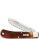 Case Back Pocket Knife, Sawcut Caramel Bone, CA-33981