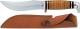 Case Hunting Knife, 5 Inch Skinner, Leather Handle, CA-384