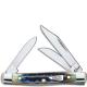 Case Small Stockman 49229 Knife Burnt Indigo Bone 6333SS