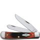 Case Trapper Knife, Crimson Bone, CA-51411