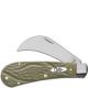 Case Hawkbill Pruner Knife, Rough Olive Green, CA-63726