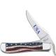 Case RussLock 64133 Star Spangled Patriotic Smooth Natural Bone 61953LSS