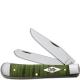 Case Trapper Knife, Green Curly Maple, CA-65562