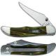 Case Mid Folding Hunter with Clip 68871 Knife Green Smoke Kirinite 101265LCSS