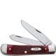 Case Trapper, Sawcut Dark Red Bone, CA-69400