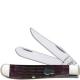 Case Mini Trapper 70085 Knife Cabernet Bone 6207SS