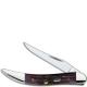 Case Small Texas Toothpick 70088 Knife Cabernet Bone 610096SS