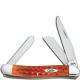 Case Knives Case Medium Stockman Knife, Pocket Worn Harvest Orange, CA-7403