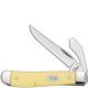 Case Mini Trapper with Caplifter, Smooth Yellow Synthetic, CA-80033