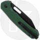 CJRB Pyrite J1925A-BMGN Knife - PVD AR-RPM9 Wharncliffe - Green Micarta