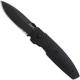 CRKT AUX Folder 1221K Knife Lucas Burnley Liner Lock EDC Serrated Black Blade