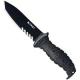 Columbia River Knife and Tool CRKT Small Ultima, Black Part Serrated, CR-2125KV