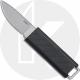 CRKT Scribe Knife - 2425 - TJ Schwarz - Stonewash Drop Point Fixed Blade - Black GRN Handle