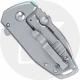 CRKT Squid Compact 2485B Knife - Assisted - Stonewash D2 Drop Point - Blue G10/Stainless Steel - Frame Lock Flipper Folder