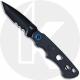 CRKT A.B.C. (All. Bases. Covered.) 2606 Knife - Assisted - Black Oxide Part Serrated 12C27 - Black G10 - Flipper Folder