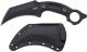 CRKT Du Hoc 2630 Knife Austin McGlaun Black Karambit Fixed Blade Black G10 with Ring Pommel