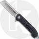 CRKT Razel GT Knife 4031 - Jon Graham Assisted EDC - Satin Chisel Style Blade - Black Aluminum - Liner Lock Flipper Folder