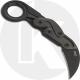 CRKT Provoke 4040 Knife - Joe Caswell - Black D2 Karambit - Aluminum Handle with Ring Pommel