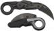CRKT Provoke 4040 Knife - Joe Caswell - Black D2 Karambit - Aluminum Handle with Ring Pommel