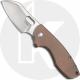 CRKT Pilar Copper 5311CU - Jesper Voxnaes EDC - Satin Sheepsfoot - Copper and Stainless Steel - Frame Lock Folder
