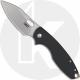 CRKT Pilar III D2 5317D2 - Jesper Voxnaes EDC - Stonewash D2 Drop Point - Black G10 and Stainless Steel - Frame Lock Folder