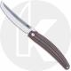 CRKT Ancestor 5930 Knife - D2 Upswept Tanto - Black and Brown G10