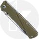 CRKT Kova 6434 - Ken Steigerwalt Value Price EDC - Satin Drop Point - OD Green GRN - Front Lock Folder