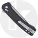CRKT Q Compact 7075 Knife - Stonewash 14C28N Drop Point - Black GRN - Flipper Folder