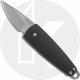 CRKT Dually 7086 - Richard Rogers EDC - Bead Blast Drop Point - Black GRN - Slip Joint Folder - Bottle Opener