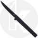 CRKT CEO Flipper Blackout 7097K - Richard Rogers EDC - Black EDP Blade - Black GRN - Flipper Folder