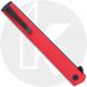 CRKT CEO Flipper 7097RK - Richard Rogers EDC - Black AUS 8 Blade - Red GRN - Flipper Folder